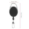 Alvinlite Fly Fishing Zinger Retractor,Retractable Keychain Reign Retractable Lanyard Fishing Accessories for Kayak Fishing Anglers Vest Pack Tool Gear Assortment Combo view 2