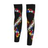 TREPKO Compression Arm Sleeves 1 Pair Autism Awareness Ribbon Cooling Football Arm Sleeves view 3