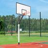 FORZA ALU80 Socketed Basketball Unit - 2X Basketball Board Sizes - Heavy Duty Inground Basketball Hoop (Without Ground Sockets, with Pole Padding, Practice (48in x 36in)) view 1