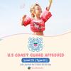 BLUEMARS USCG Approved Toddler Swim Vest 33-55 LBS,Toddler Floaties Life Jacket for 30-50 Pounds, Kids Arm Floaties Water Wings for Children 1,2,3,4,5,6,7 Years Old view 3