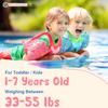 BLUEMARS USCG Approved Toddler Swim Vest 33-55 LBS,Toddler Floaties Life Jacket for 30-50 Pounds, Kids Arm Floaties Water Wings for Children 1,2,3,4,5,6,7 Years Old view 4