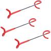 3PCS Outdoor Camping Lantern Hook, Hangers Water Bottle Holder Heavy Duty Extended Reach Wall Mounted Deck Hook for Camping, Fishing, Hunting
