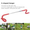 3PCS Outdoor Camping Lantern Hook, Hangers Water Bottle Holder Heavy Duty Extended Reach Wall Mounted Deck Hook for Camping, Fishing, Hunting view 2