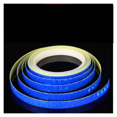 PROPFE Car Accessories Decoration Reflective Sticker for Car Trailer Reflective Tape 1CM*8M Bicycle Wheels Reflect Fluorescent Motorcycle Reflective Strip Stickers (Color : 3)