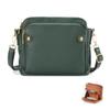 2023 New Crossbody Shoulder Bags And Clutches, Off-Crossbody Leather Shoulder Bags, Purse With Built In Wallet For Women. Green view 1