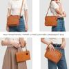 2023 New Crossbody Shoulder Bags And Clutches, Off-Crossbody Leather Shoulder Bags, Purse With Built In Wallet For Women. Green view 4