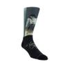 PERRI'S SOCKS,One Size Medium - Black & Grey, 1 Pair - Michael Jackson Silver Glitter - Officially Licensed Novelty Sock - Funny Socks for Men & Women, Cushioned, Unisex view 1