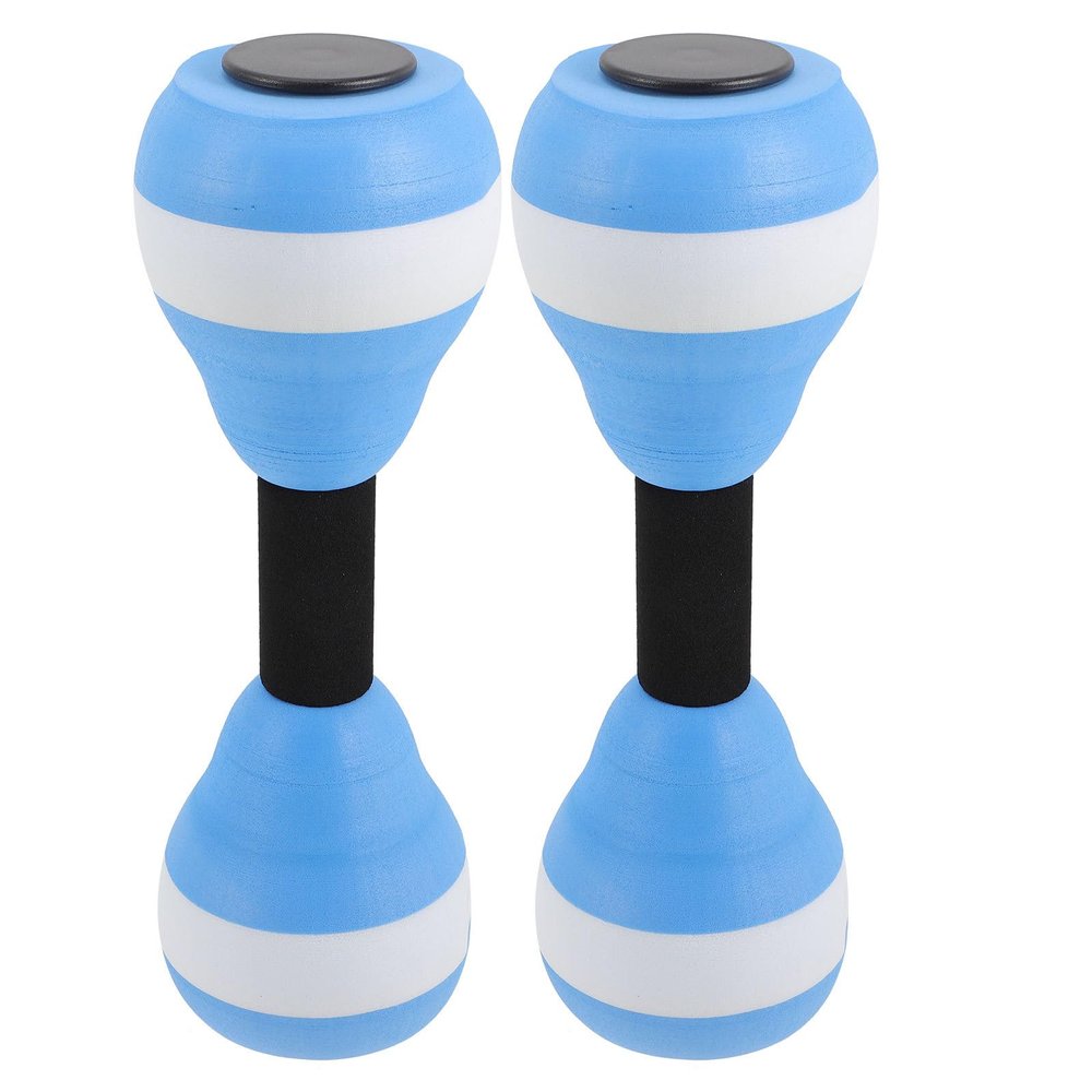 2 Pcs Water Dumbbells Lightweight Aquatic Exercise Dumbells EVA Foam Water Barbells Hand Bar for Pool Fitness Exercise