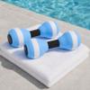 2 Pcs Water Dumbbells Lightweight Aquatic Exercise Dumbells EVA Foam Water Barbells Hand Bar for Pool Fitness Exercise view 2