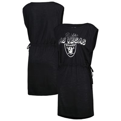 G-III Sports Women's Black Las Vegas Raiders G.O.A.T. Swimsuit Cover-Up