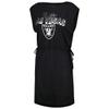 G-III Sports Women's Black Las Vegas Raiders G.O.A.T. Swimsuit Cover-Up view 2