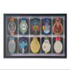 BIANJIE - Medal Photo Frame, Display Case, Collection Box, for Runners, Marathons, Race Winners, Swimming, Soccer, Gymnastics, Easy Installation (Black, 2x5)