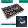 BIANJIE - Medal Photo Frame, Display Case, Collection Box, for Runners, Marathons, Race Winners, Swimming, Soccer, Gymnastics, Easy Installation (Black, 2x5) view 2