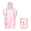 Dock & Bay Adult Beach Poncho - Hooded Towel with Deep Pockets - for Beach & Pool - Super Absorbent, Quick Dry - Marble - Peach Melba, Large (105x80cm, 41x31) view 2