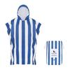 Dock & Bay Adult Beach Poncho - Hooded Towel with Deep Pockets - for Beach & Pool - Super Absorbent, Quick Dry - Cabana - Whitsunday Blue, Medium (90x70cm, 35x28) view 2