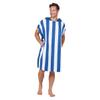 Dock & Bay Adult Beach Poncho - Hooded Towel with Deep Pockets - for Beach & Pool - Super Absorbent, Quick Dry - Go Faster - Whitsunday Blue, Small (85x65cm, 33x26) view 1