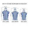 Dock & Bay Adult Beach Poncho - Hooded Towel with Deep Pockets - for Beach & Pool - Super Absorbent, Quick Dry - Go Faster - Whitsunday Blue, Small (85x65cm, 33x26) view 4