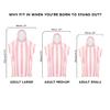 Dock & Bay Adult Beach Poncho - Hooded Towel with Deep Pockets - for Beach & Pool - Super Absorbent, Quick Dry - Cabana - Malibu Pink, Large (105x80cm, 41x31) view 4