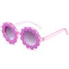 WZWLKJ Round Flower Sunglasses for Baby Girls Flower Shaped Cute Glasses UV 400 Protection Outdoor Beach Girl Boy view 1