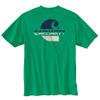 Carhartt Men's 105710 Loose Fit Heavyweight Short-Sleeve Pocket C Graphic T-Shi - 2X-Large Tall - Malachite view 1