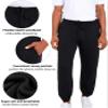Andrew Scott Men's Fleece Joggers Pants | Multi Pack | Athletic Loose-fit Sweatpants for Workout, Running, Training view 4
