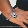 Michigan Wolverines Graduation Year 2024 Silver Bracelet Jewelry Licensed UM view 2