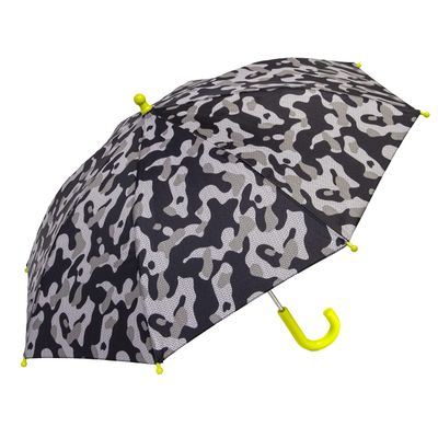 ShedRain Kids School Umbrella, Pinch-Proof, Easy Grip Handle, Dune