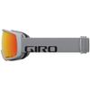 Giro Adult and Youth Balance II Ski and Snowboard Goggles - Grey Wordmark Strap with Vivid Ember Lens view 2