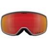 Giro Adult and Youth Balance II Ski and Snowboard Goggles - Grey Wordmark Strap with Vivid Ember Lens view 3