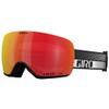 Giro Article II Adult Snow Goggle - Black/White Flow Strap with Vivid Ember/Infrared Lenses view 1