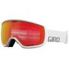 Giro Adult and Youth Balance II Ski and Snowboard Goggles - White Wordmark Strap with Vivid Ember Lens view 1