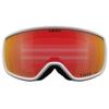Giro Adult and Youth Balance II Ski and Snowboard Goggles - White Wordmark Strap with Vivid Ember Lens view 3