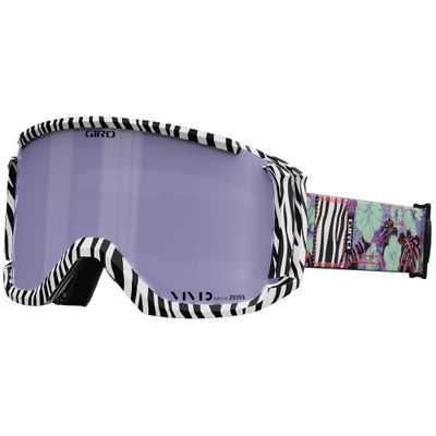 Giro Revolt Adult Snow Goggle - Purple Jungle Steeze Strap with VIVID Haze/Clear Lenses