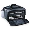 PICNIC TIME NCAA Virginia Tech Hokies Vulcan Portable Propane Grill & Cooler Tote, Portable Tabletop Gas Grill (Black with Gray Accents) view 2
