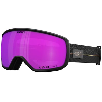 Giro Adult and Youth Balance II Ski and Snowboard Goggles - Black Craze Strap with VIVID Pink Lens