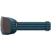 Giro Article II Adult Snow Goggle - Harbor Blue Sequence Strap with VIVID Smoke/VIVID Infrared Lenses view 2