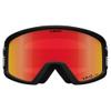 Giro Men's and Youth Blok Ski and Snowboard Goggles - Black & White Reverb Strap with Vivid Ember Lens view 3