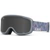Giro Women's and Youth Moxie Ski and Snowboard Goggles - Grey Botanical Strap with Ultra Black/Yellow Lenses view 1