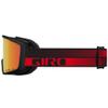 Giro Index 2.0 Adult Snow Goggle - Red Flow Strap with VIVID Ember Lens view 2