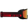 Giro Index 2.0 Adult Snow Goggle - Red Flow Strap with VIVID Ember Lens view 4
