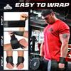 Bear Grips Wrist Wraps for Weightlifting | Weight Lifting Wrist Straps for Weightlifting | Extra Strength Gym Wrist Wraps | Two Wrist Wrap Per Pack | 12 & 18 | Lifting for Men & Women view 3