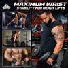 Bear Grips Wrist Wraps for Weightlifting | Weight Lifting Wrist Straps for Weightlifting | Extra Strength Gym Wrist Wraps | Two Wrist Wrap Per Pack | 12 & 18 | Lifting for Men & Women view 4