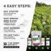 All-in-One Food Plot Seed + Fertilizer for Deer - 1/4 Acre Coverage - Perennial Blend - Protein and Micronutrients for Wildlife - Clovers and Chicory - Illusion Systems (Easy Greens) view 3