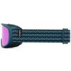 Giro Moxie Women's Snow Goggle - Harbor Blue Sequence Strap with Amber Pink/Yellow Lenses view 2