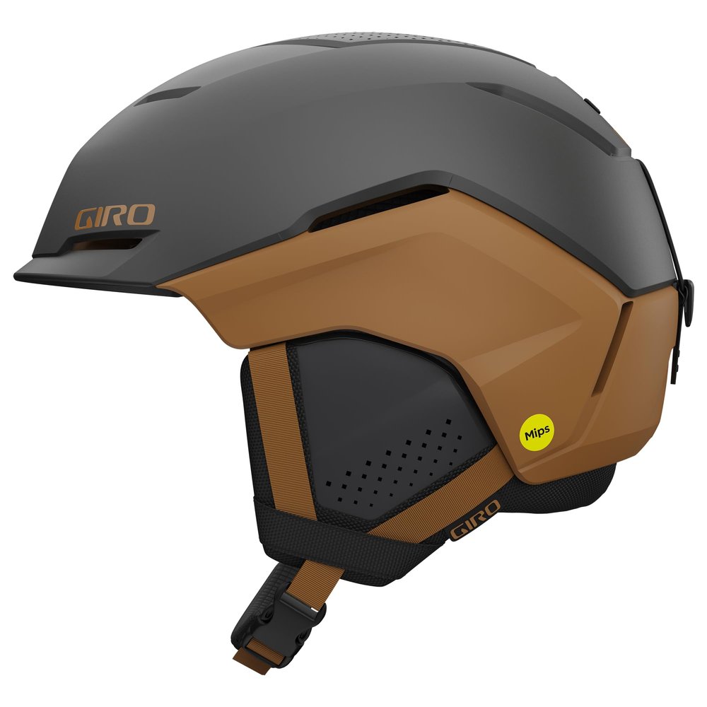 Giro Tenet MIPS Snow Helmet - Metallic Coal/Tan - Size M (55.5-59cm)