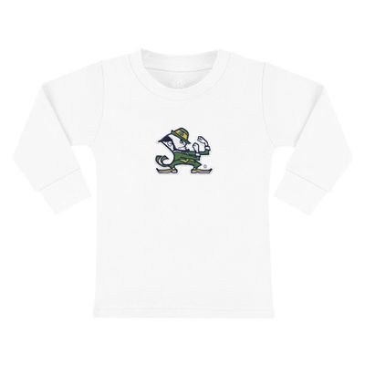 Creative Knitwear White Infant Long Sleeve Tee Size 18M - Leprechaun