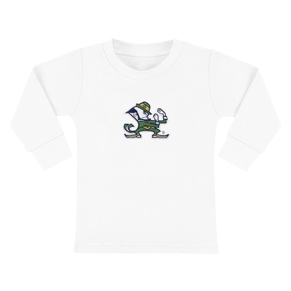 Creative Knitwear White Infant Long Sleeve Tee Size 18M - Leprechaun