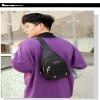 Men's Chest Bag 2023 Korean Outdoor Recreation Sports Waterproof Oxford Cloth Crossbody Chest Crossbody Bag Chest Crossbody Bag Chest Crossbody Bag 8 inches view 2