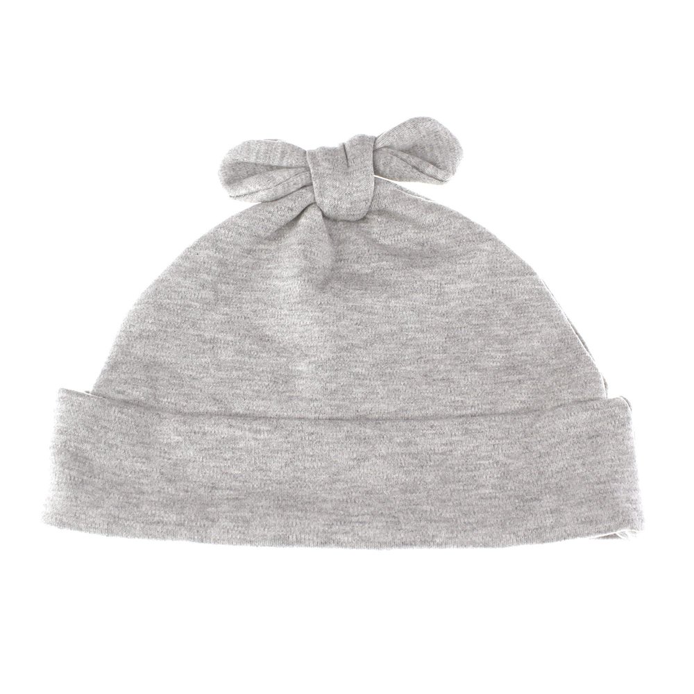 My Lello Baby Vintage Rabbit Ears Cotton Beanie Hat - (Newborn) - Heather Gray