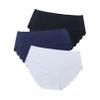 3 pcs/lot Seamless Panties Women Solid Sexy Underwear Mid Waist Briefs M to XXL (Color : Green, Size : Large) view 1